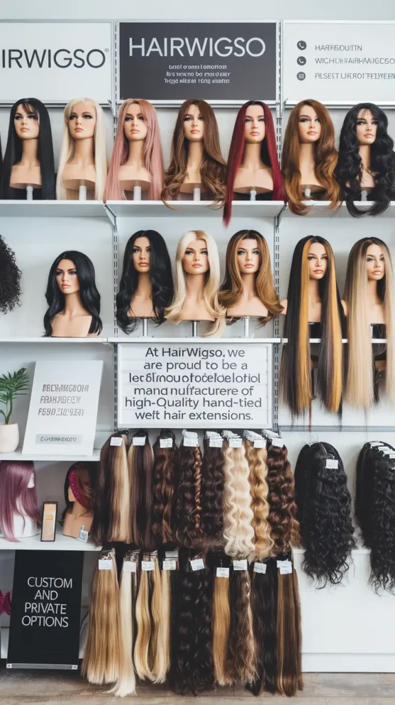 wholesale hand tied weft hair extensions