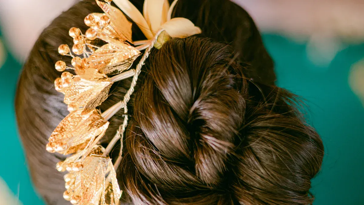 Natural and Romantic Loose Bridal Hairstyles