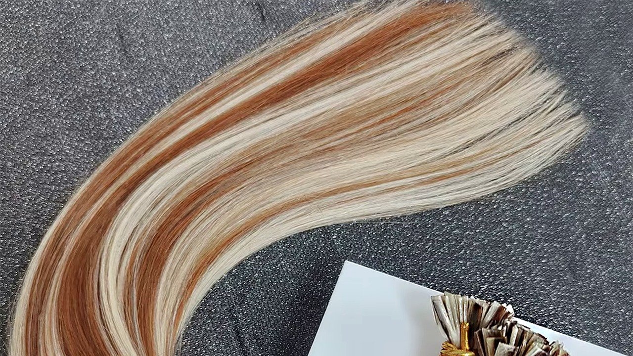 Private label flat tip keratin hair extension sample packs with flat plaques ready for salon wholesale quote review